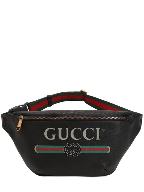 gucci sac banane|banane gucci cuir noir.